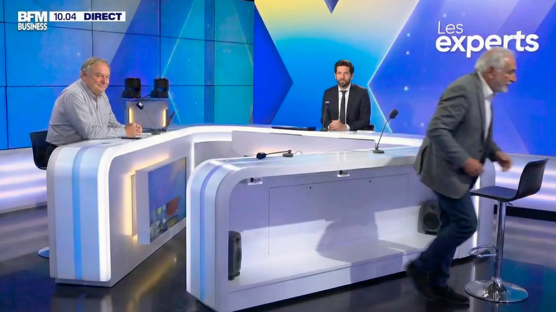 BFM Business - DSK quitte le plateau